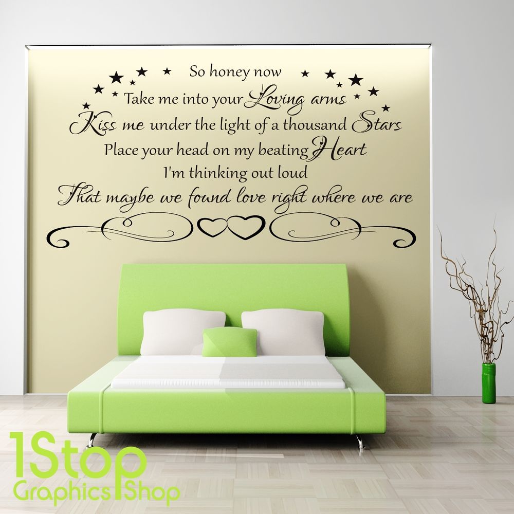 Wall Art Quotes Bedroom - HD Wallpaper 