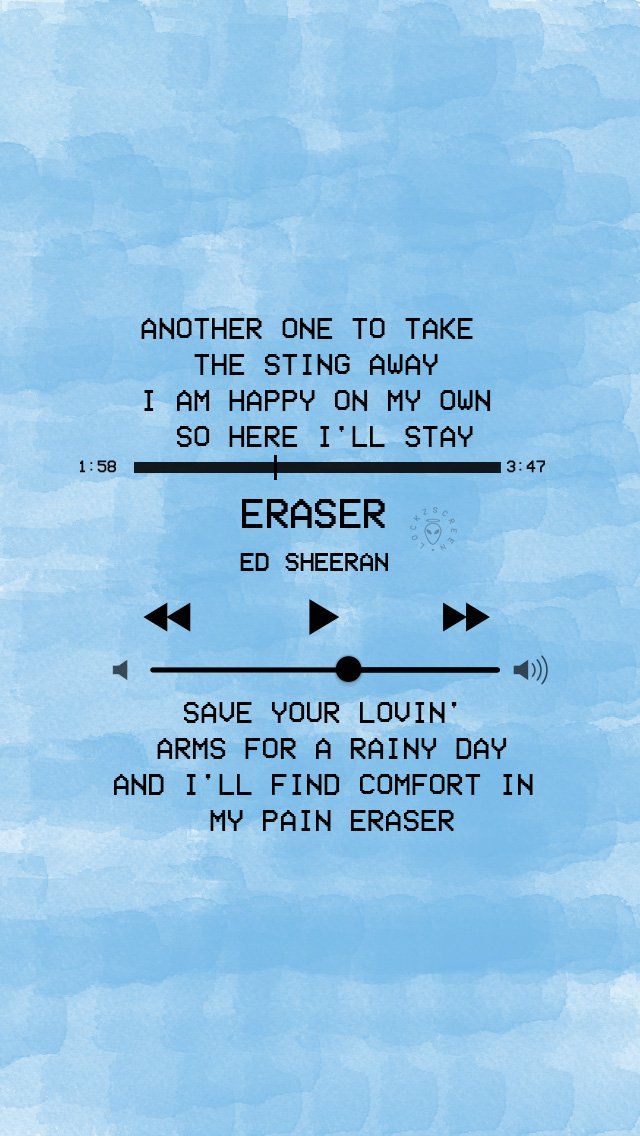 Ed Sheeran Eraser Lyrics 640x1136 Wallpaper teahub.io