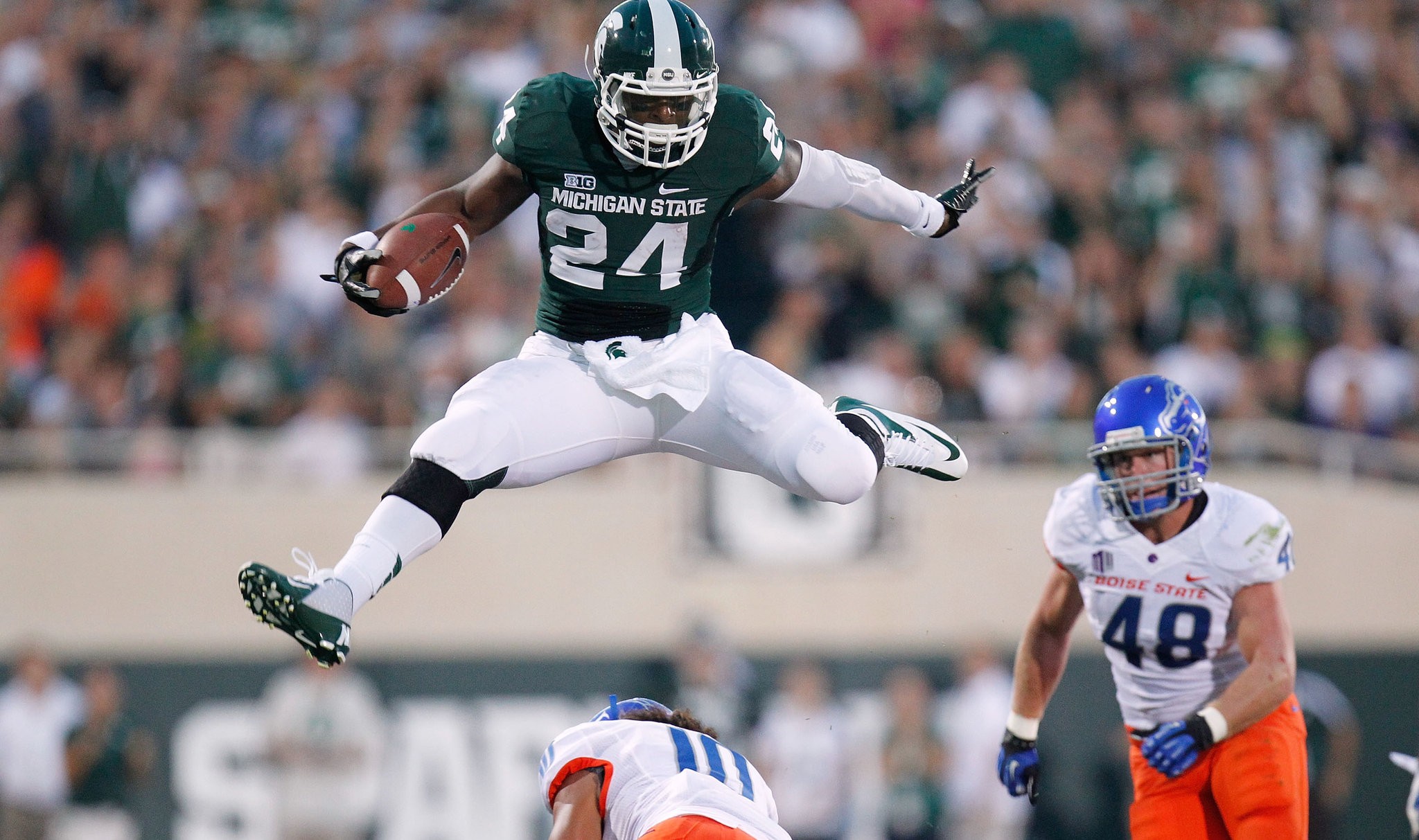 Le Veon Bell Michigan State - HD Wallpaper 