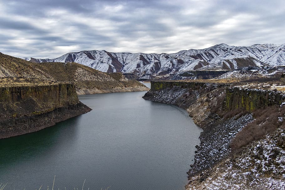 United States, Boise, Lucky Peak State Park, Winter, - Mount Scenery - HD Wallpaper 