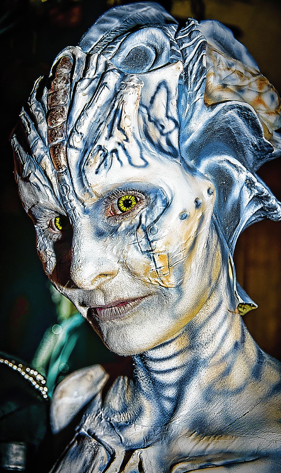 Art, Face, Portrait, Artistic, Head, Alien, Monster, - Illustration - HD Wallpaper 