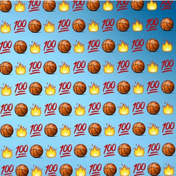Basketball Emoji Wallpaper Hd - HD Wallpaper 