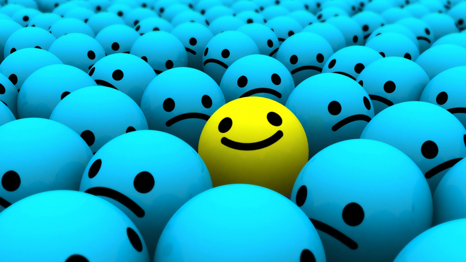 Smiley Faces Photo - Odd One Out Smiley Face - HD Wallpaper 