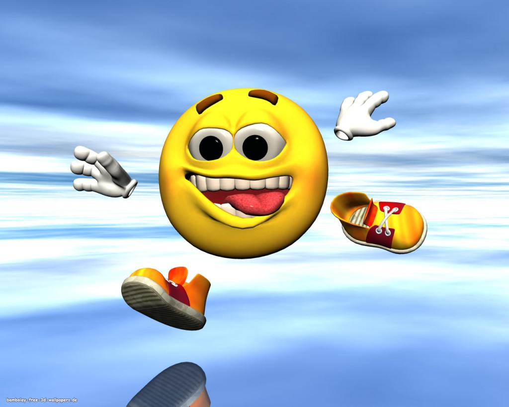 Smiley Running - HD Wallpaper 