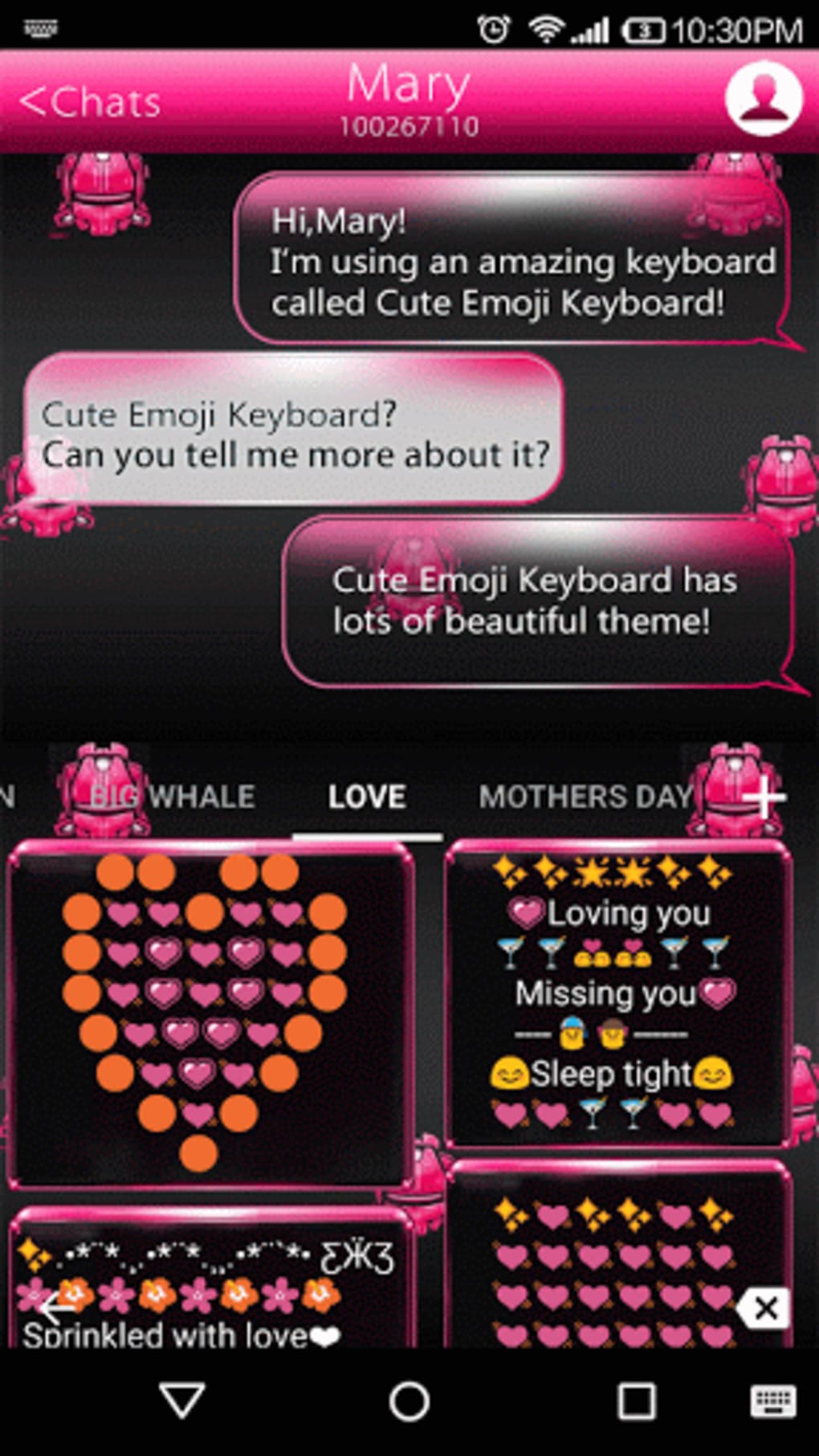 Keyboard Theme Emoji Keyboard - HD Wallpaper 