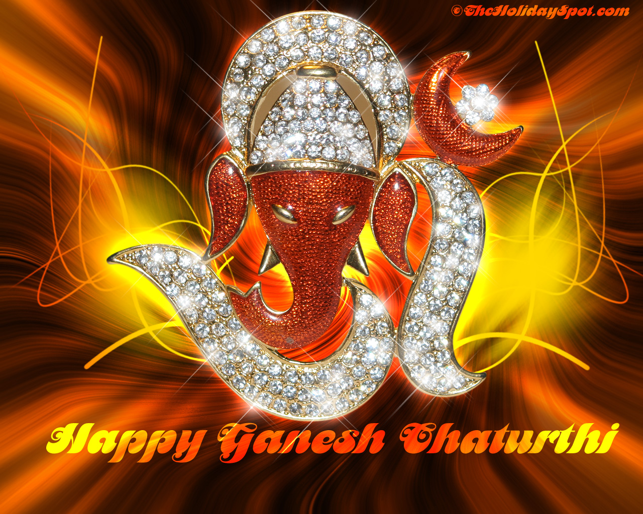Lord Ganesha Wallpaper - Ganesh Chaturthi Images Free Download - HD Wallpaper 