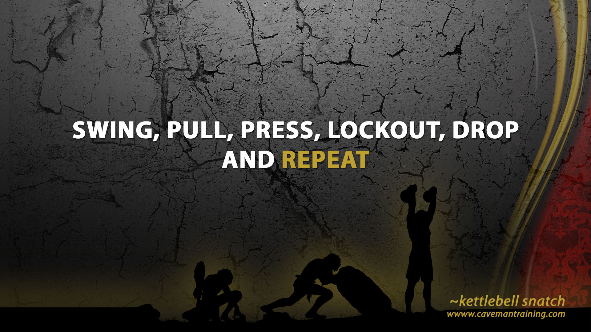 Swing Pull Press Lockout Drop Repeat ~kettlebell Snatch - Wallpaper - HD Wallpaper 