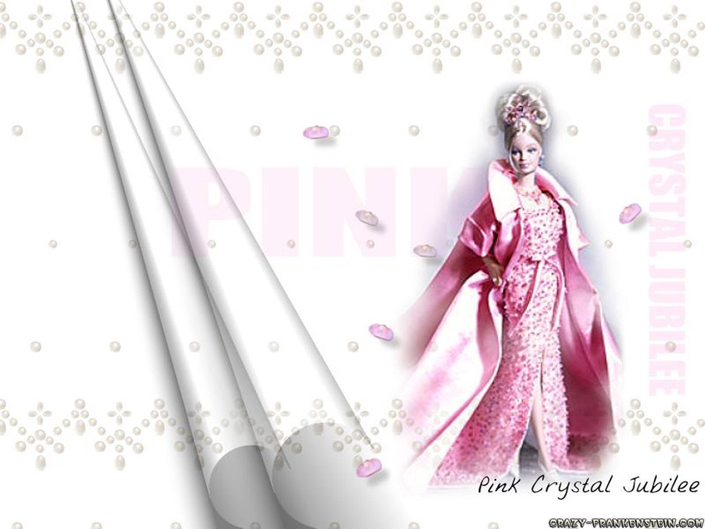 Pink Crystal Jubilee Barbie - HD Wallpaper 