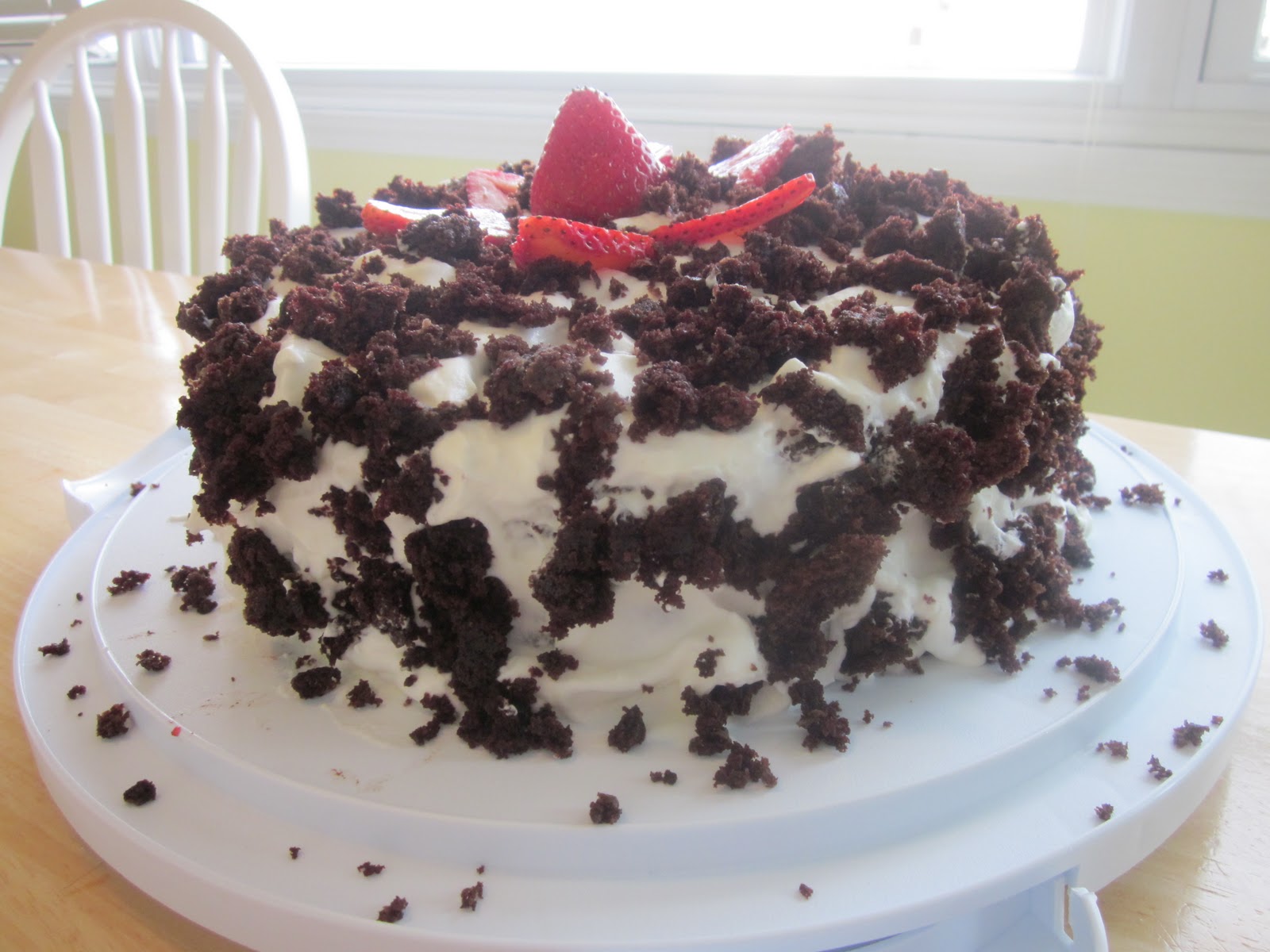 Chocolate Happy Birthday Mom Cake - HD Wallpaper 