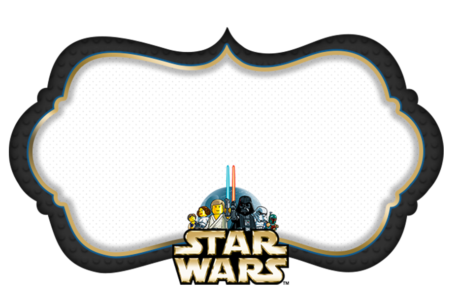 Starwars Clip Art Cake Ideas And Designs - Frame Star Wars Png - HD Wallpaper 