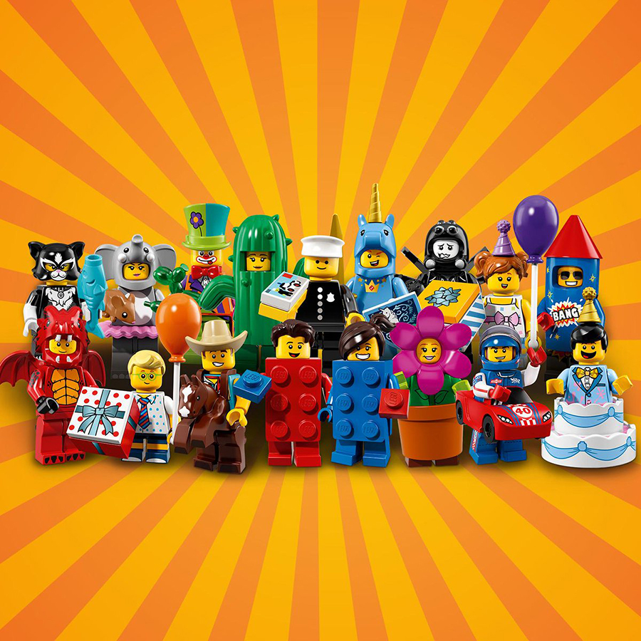 Lego Minifigures 40 Years - HD Wallpaper 