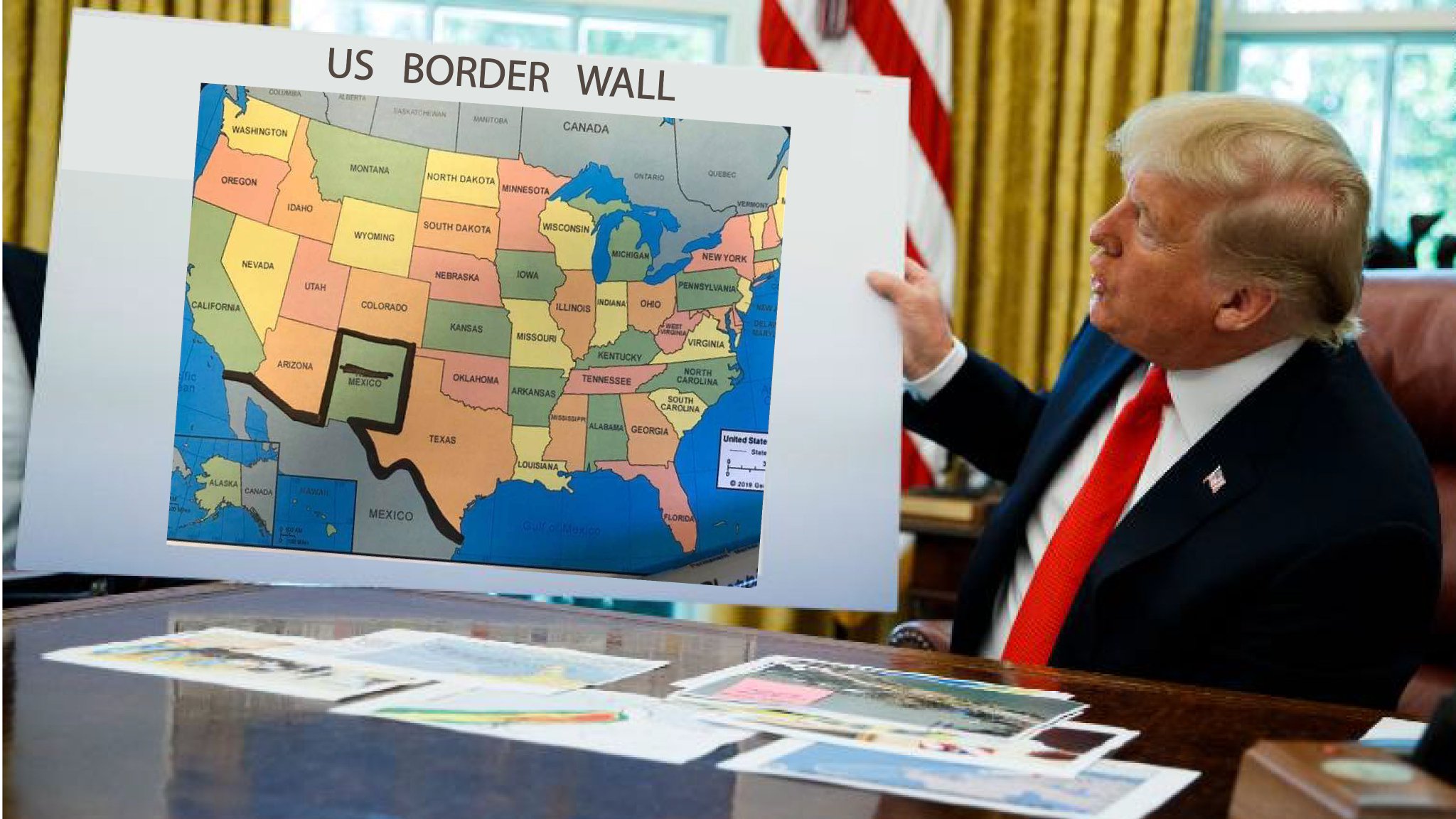 Trump Colorado Border Wall - HD Wallpaper 