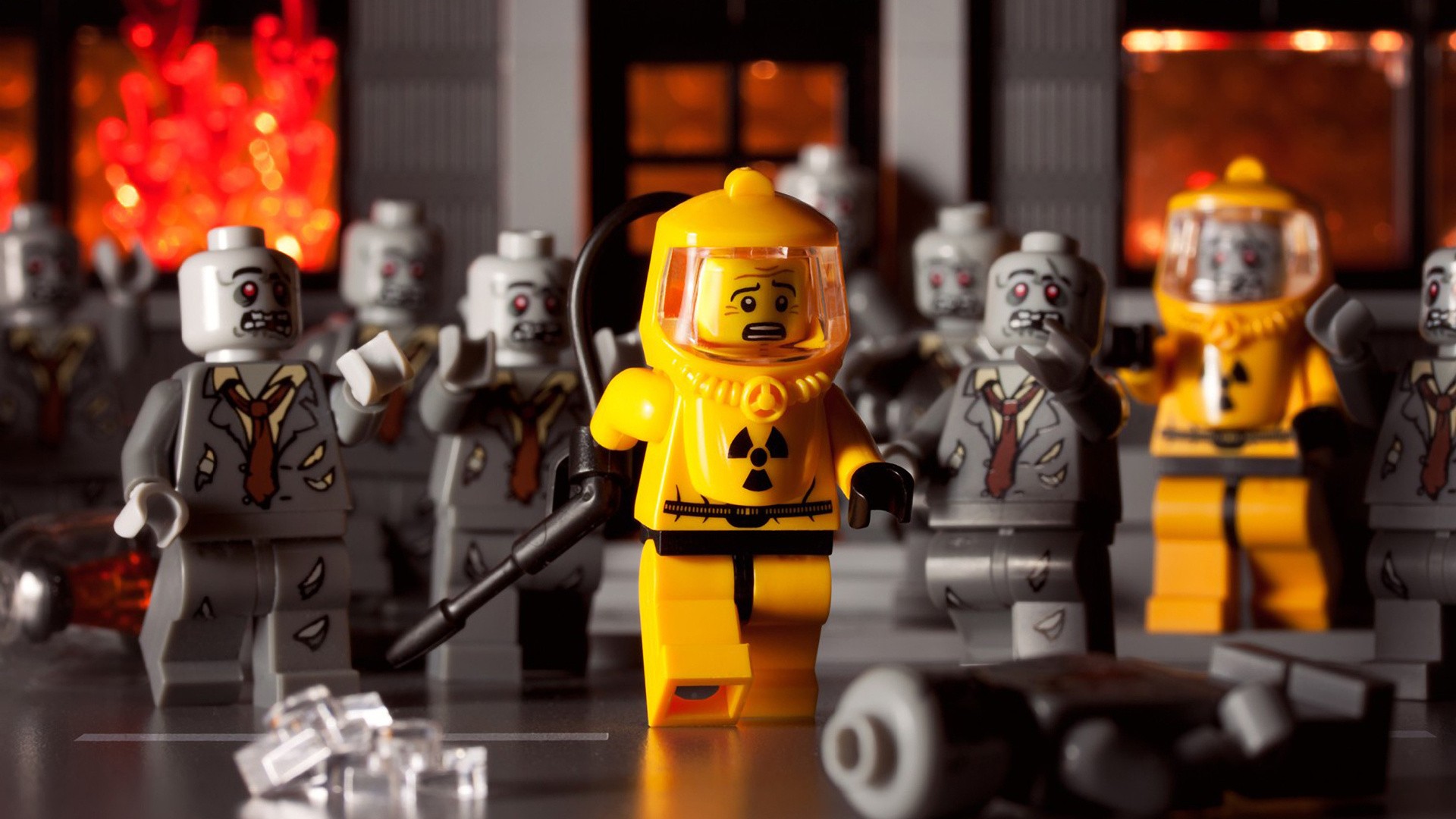 Lego Zombie - HD Wallpaper 