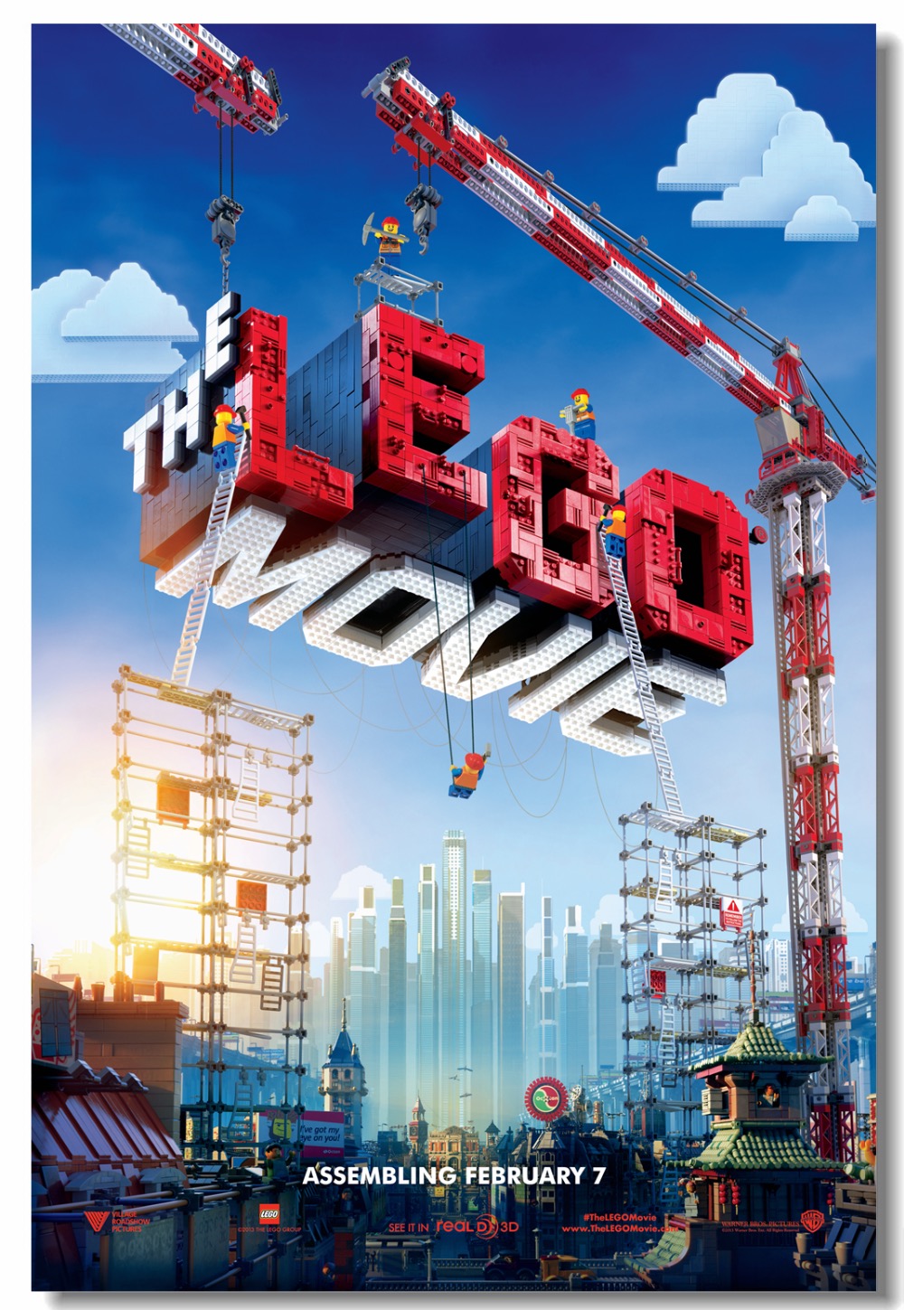 Lego Movie Poster - HD Wallpaper 