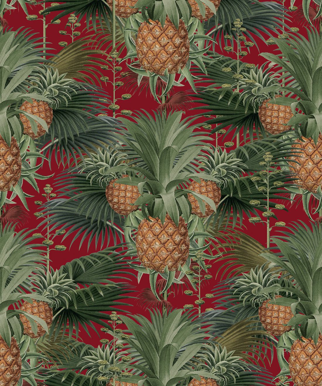 Red Pineapple - HD Wallpaper 