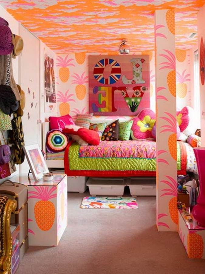 Design For Bedroom For Girls - HD Wallpaper 