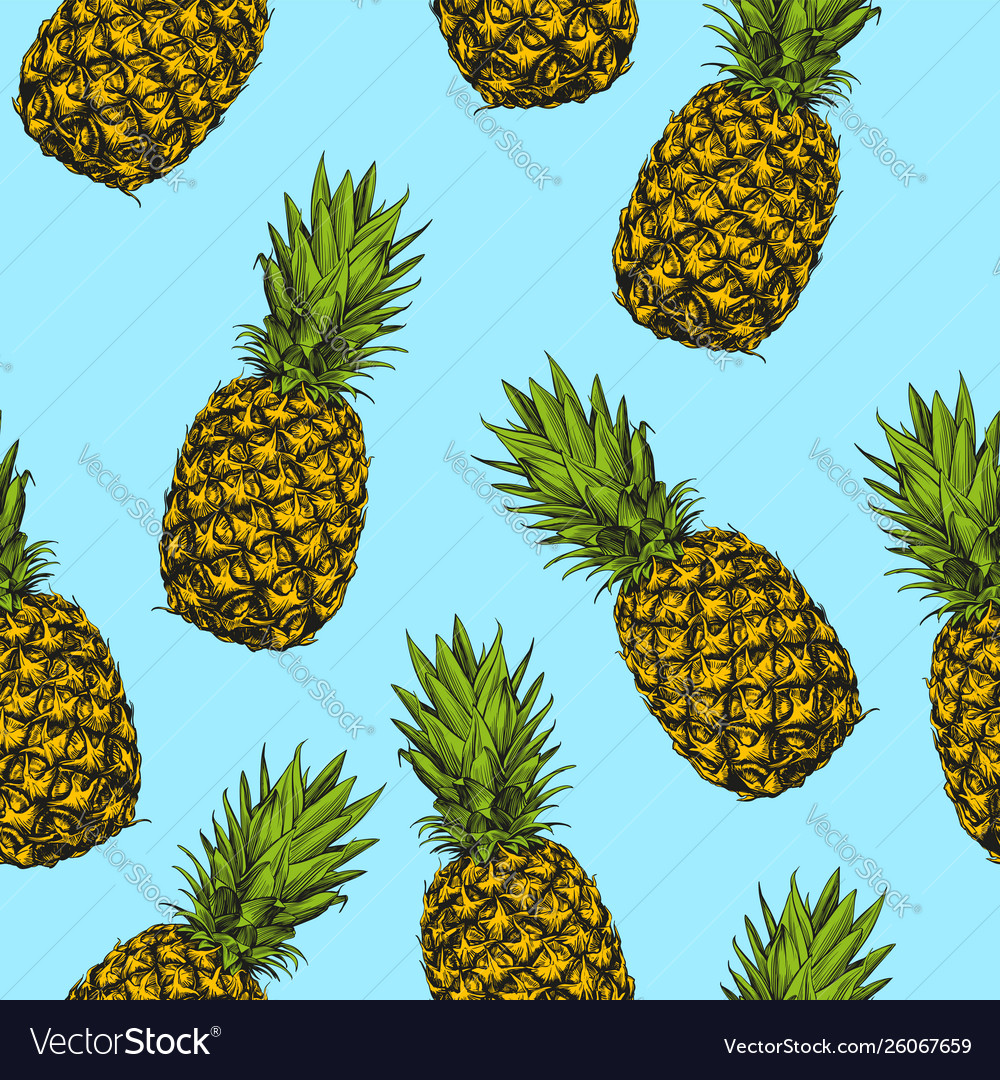 Обои Ананас Фон - HD Wallpaper 