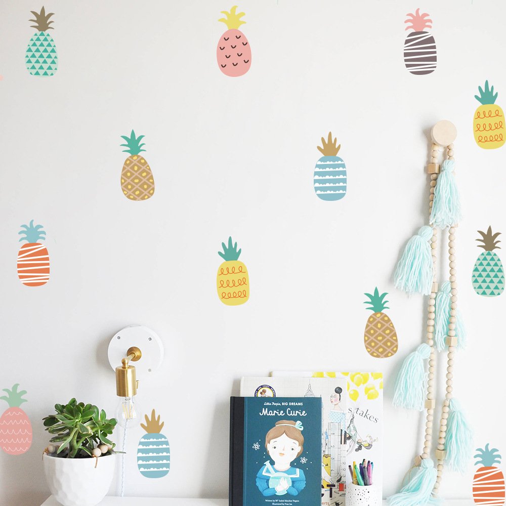 Pineapple Wall Stickers - HD Wallpaper 
