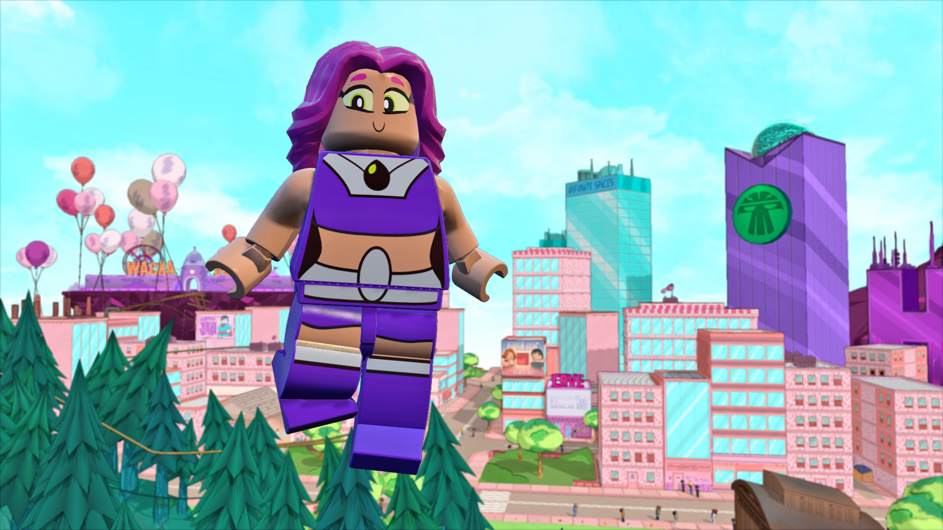 Lego Dimensions Teen Titans Go Starfire - HD Wallpaper 