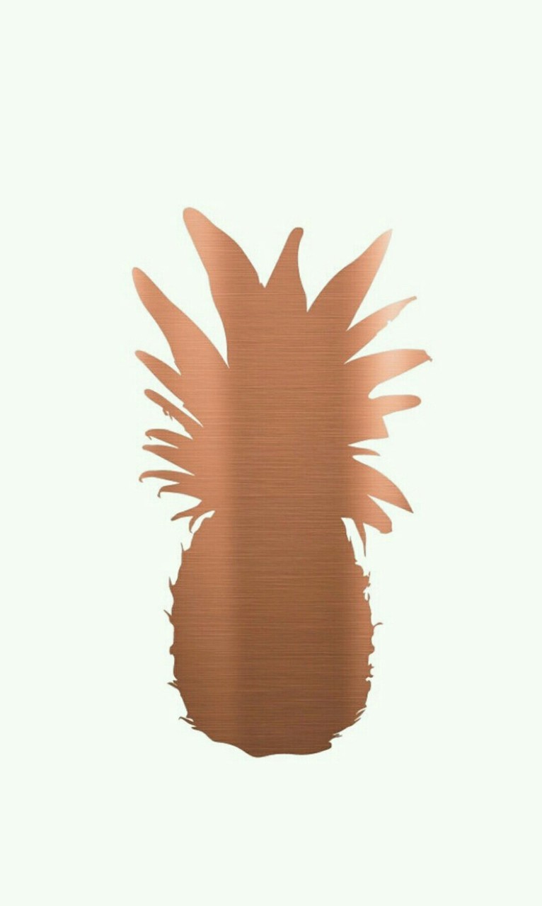 Pineapple, Wallpaper, And Rose Gold Image - Sweet On The Inside Chalk Couture - HD Wallpaper 