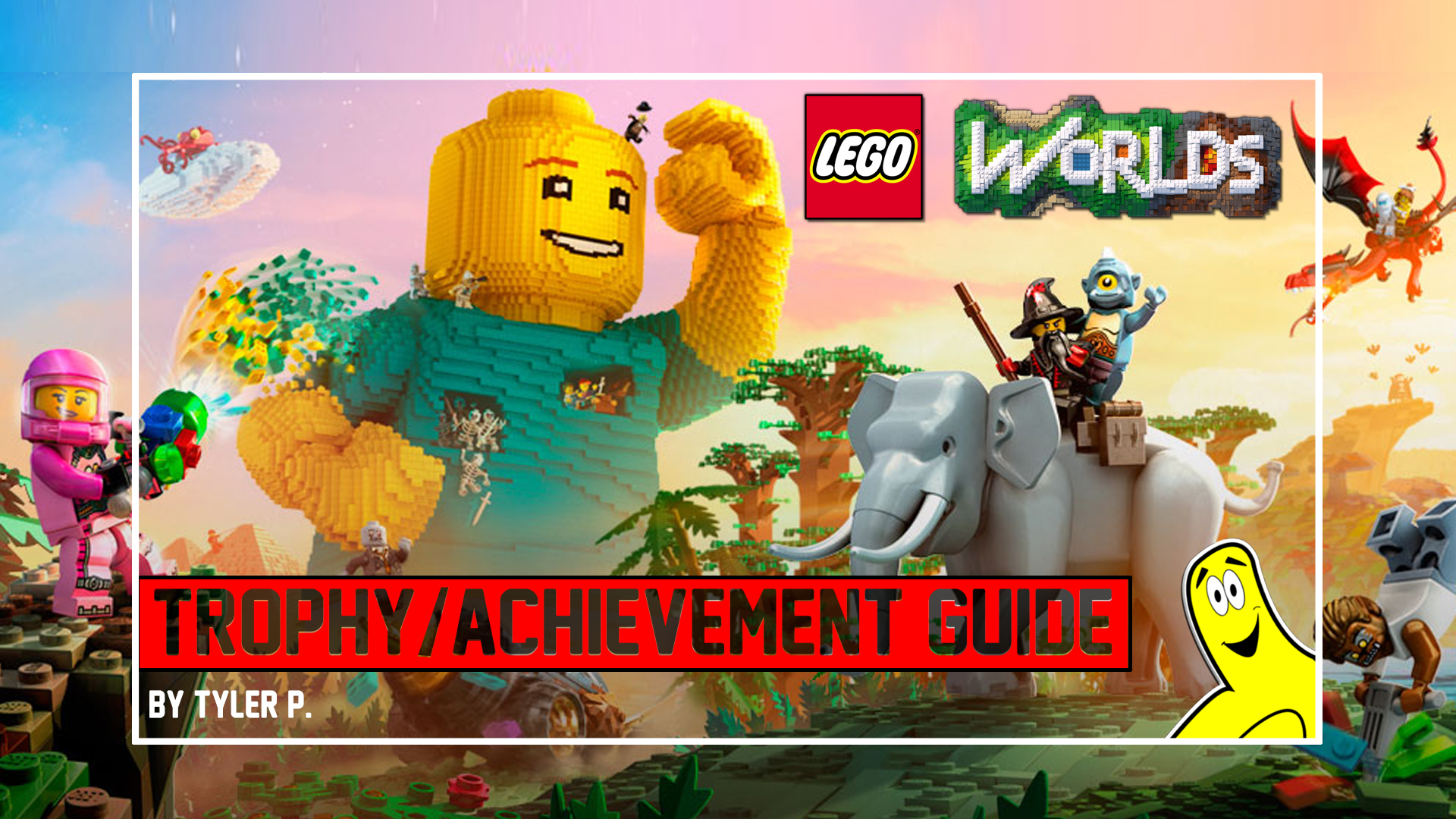 Lego Worlds Trophy/achievement Guide Htg - South Africa Lego - HD Wallpaper 