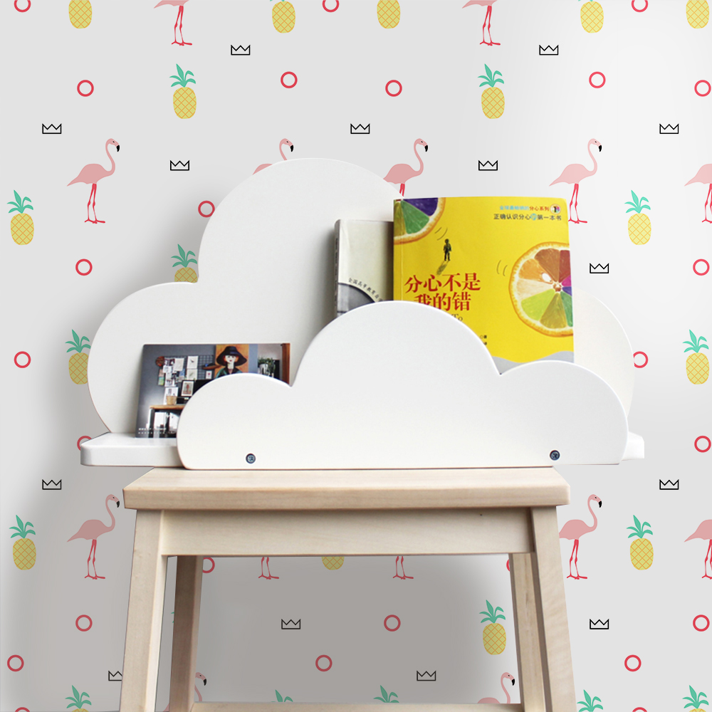 Self Adhesive Wallpaper - Dinding Gambar Flamingo - HD Wallpaper 