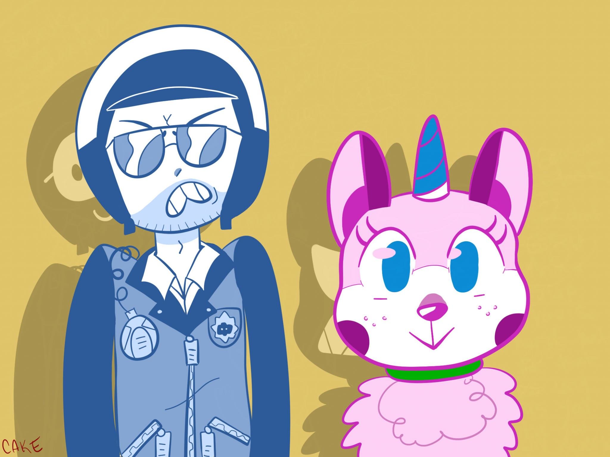 Awesome The Lego Movie Free Wallpaper Id - Good Cop And Unikitty - HD Wallpaper 