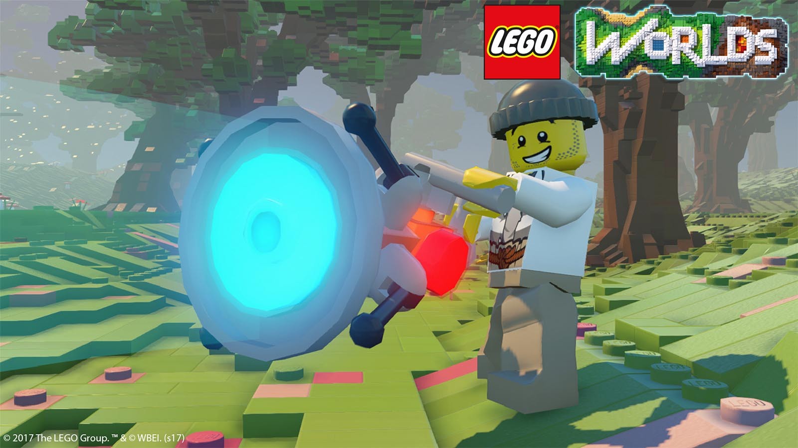 Lego Worlds Gun - HD Wallpaper 