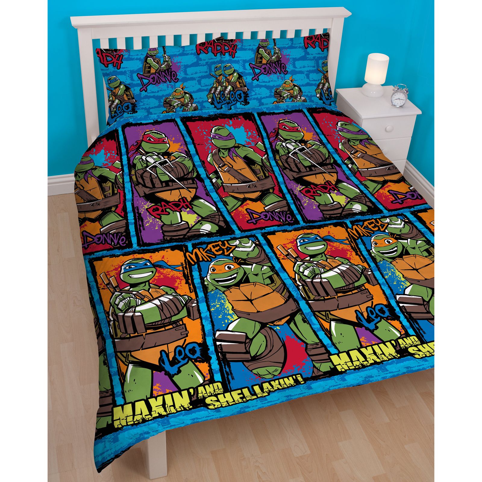 Teenage Mutant Ninja Turtles Duvet Covers Single Bedding - Pościel Ninja Turtle - HD Wallpaper 