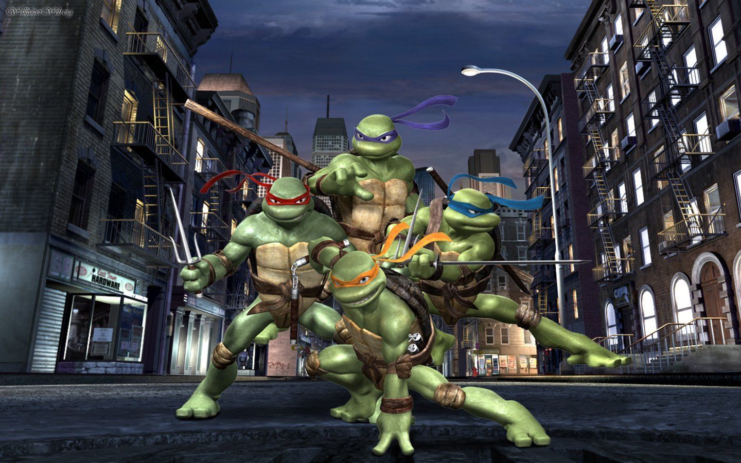 Teenage Mutant Ninja Turtles 2007 - HD Wallpaper 