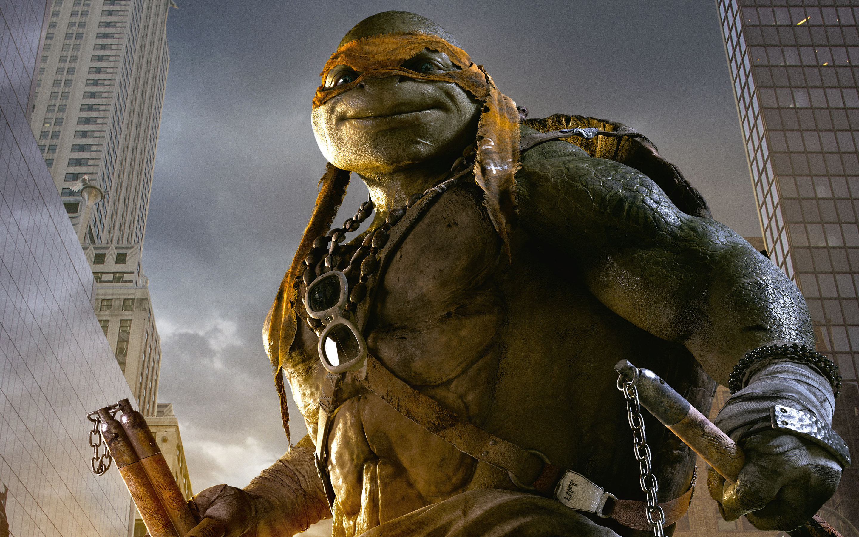 Teenage Mutant Ninja Turtles Movie Mikey - HD Wallpaper 
