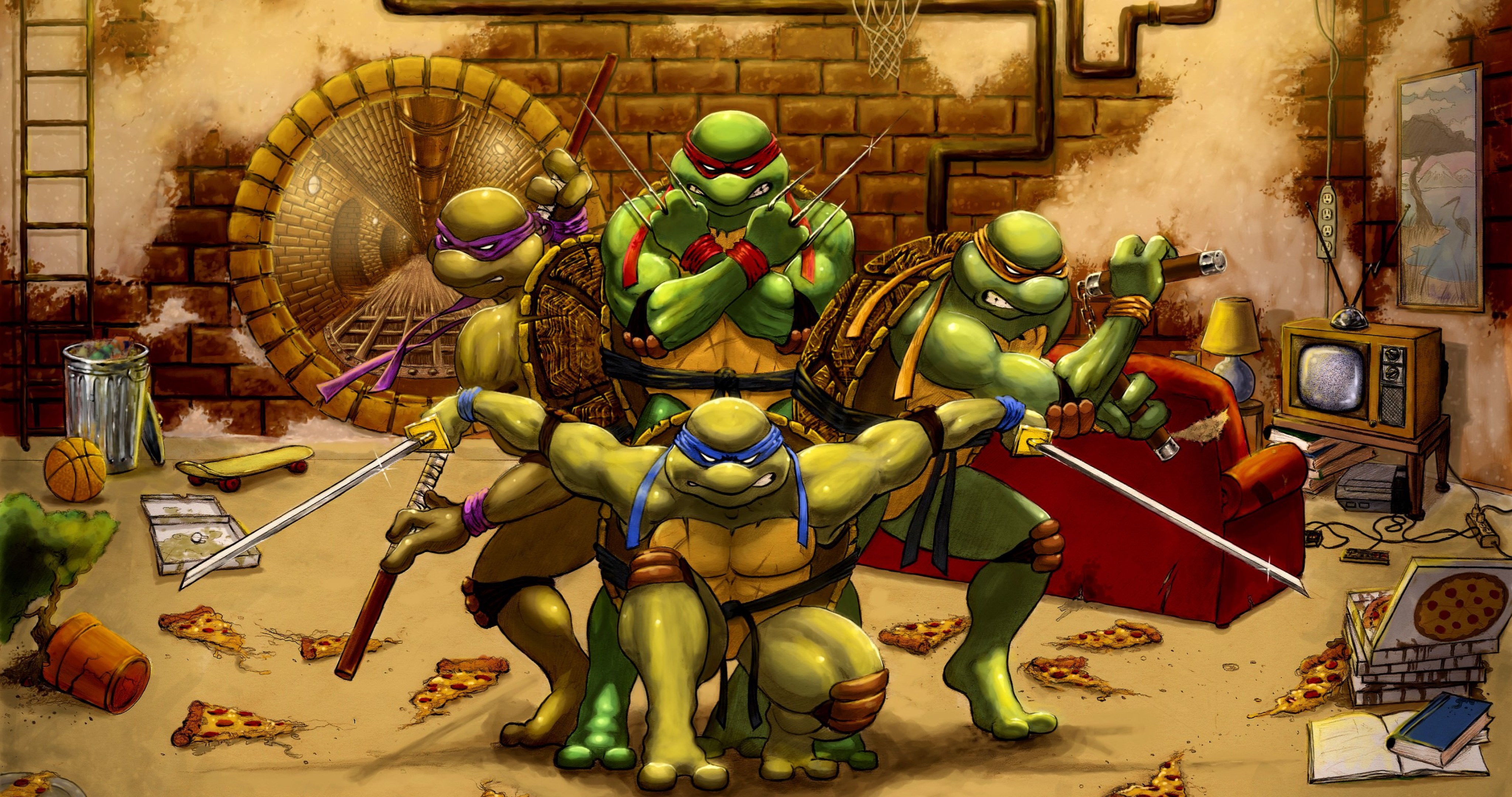 Ninja Turtles Wallpaper 4k - HD Wallpaper 