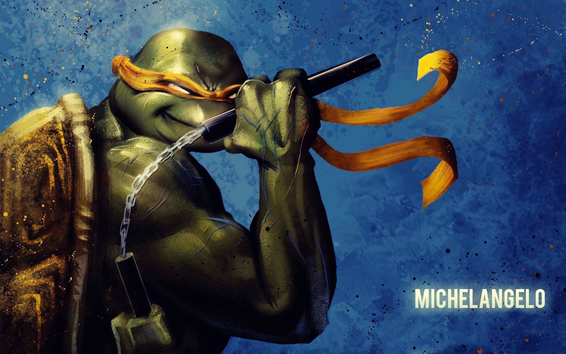 Michelangelo Wallpaper Ninja Turtles - HD Wallpaper 