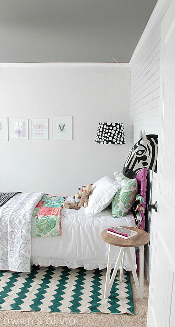 Bedroom Ideas For Teenage Girls - White Walls With Grey Ceilings - HD Wallpaper 