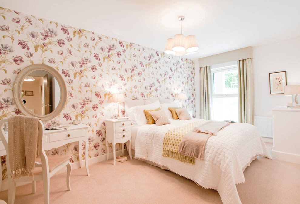 Hampshire Teen Girl Bedroom Ideas With Square Decorative - Bedroom - HD Wallpaper 