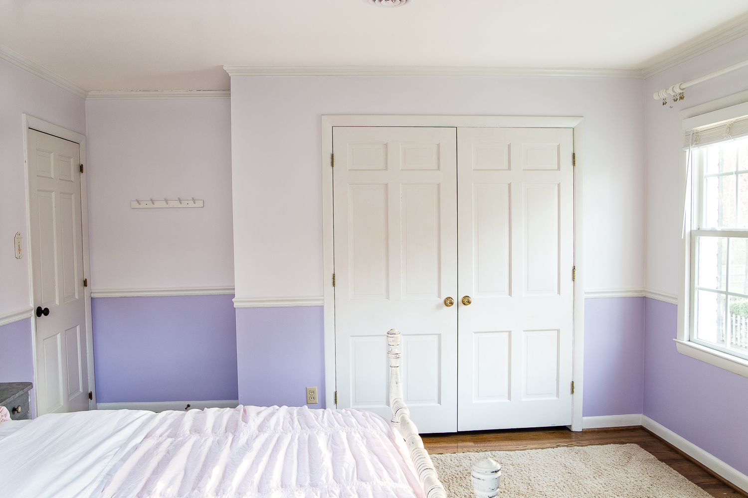 A Sweet Pastel Little Girl Bedroom Makeover With Behr - Bedroom - HD Wallpaper 