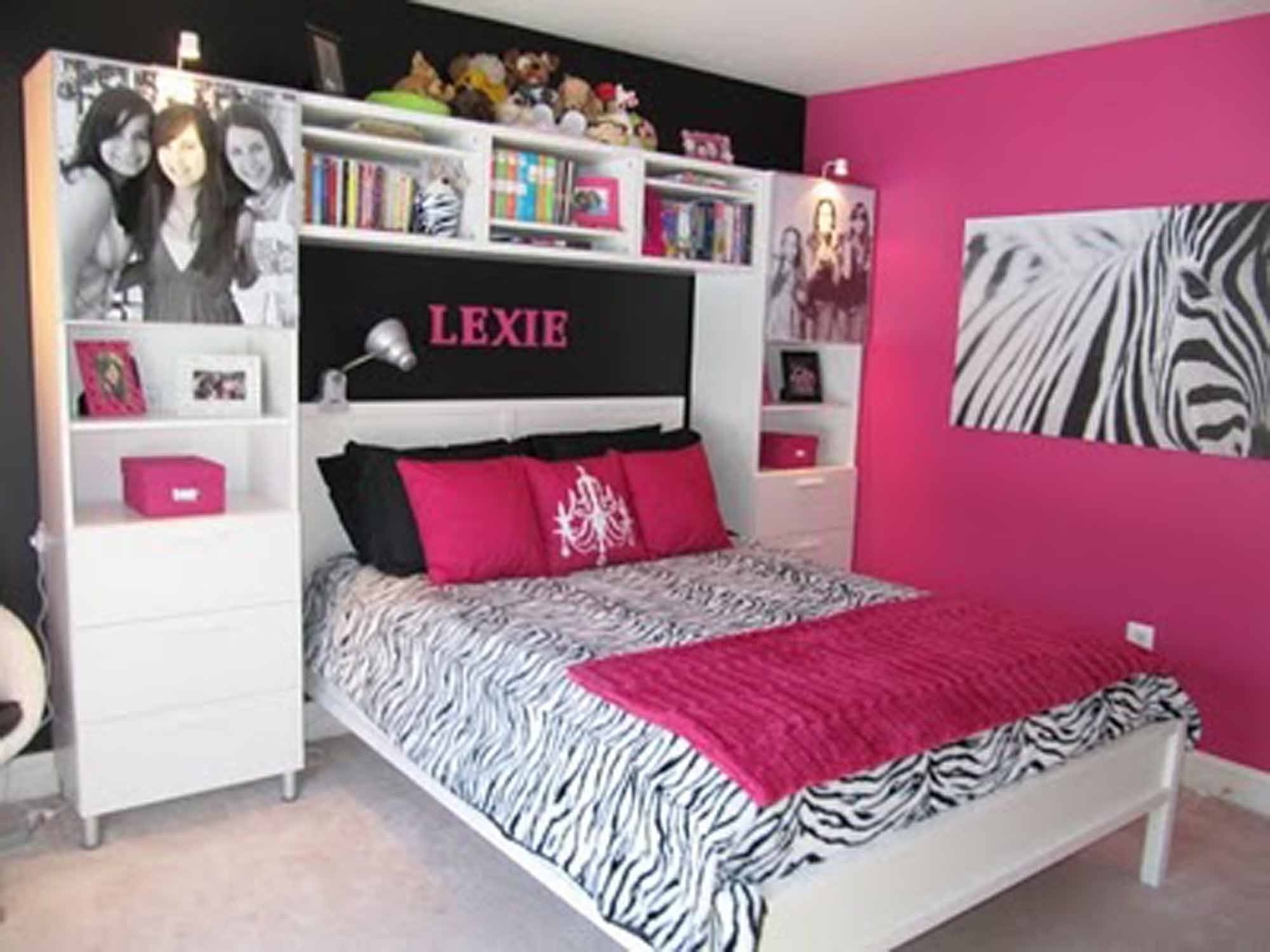 Decorations Girls Rooms Wallpaper - Small Room Design Ideas For Teenage Girl - HD Wallpaper 