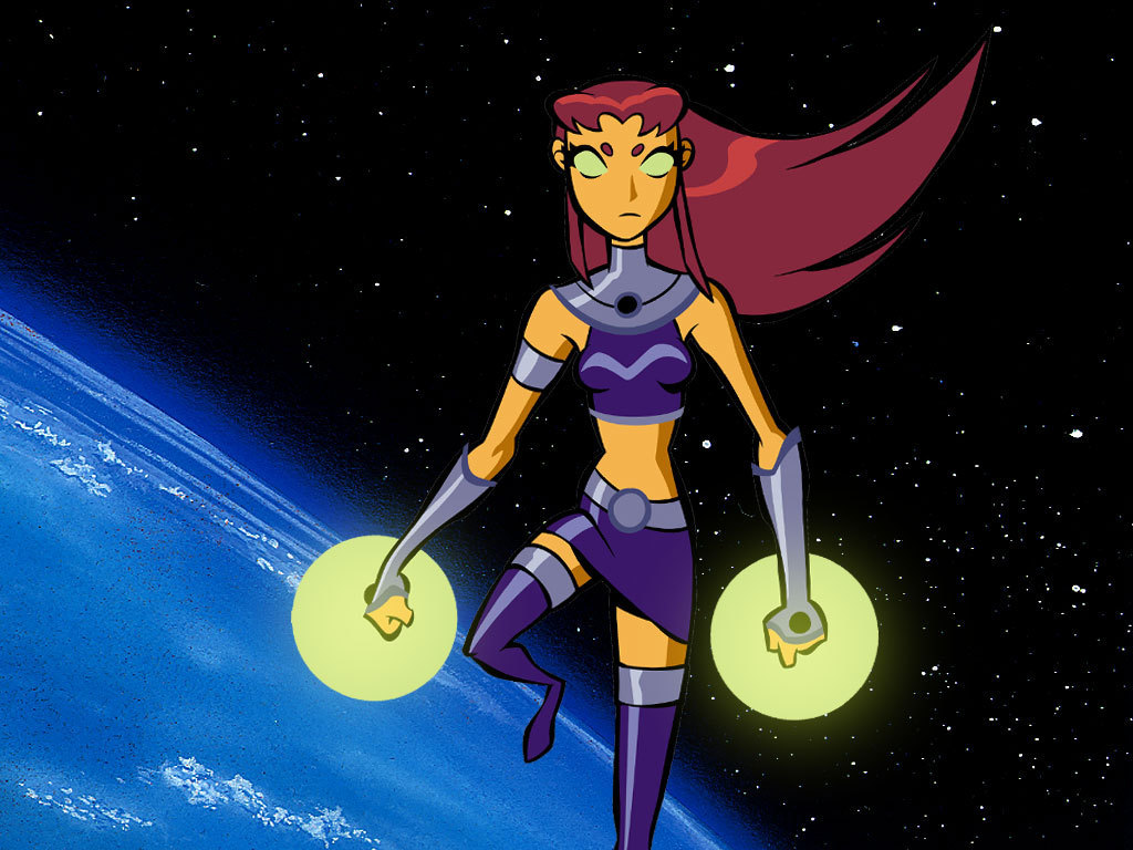 Starfire - Starfire Wallpaper Teen Titans - HD Wallpaper 