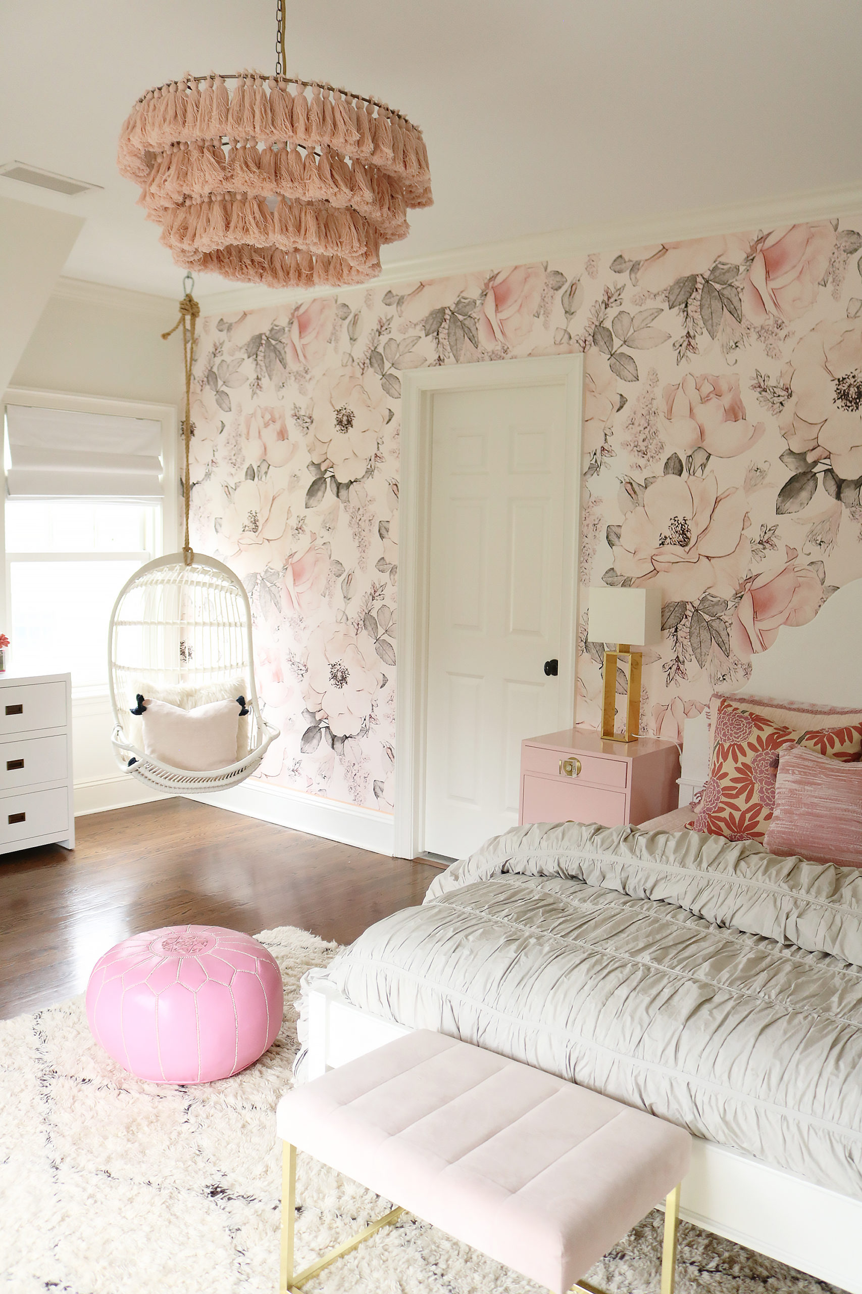 Teen Girl Boho Bedroom - Window Valance - HD Wallpaper 