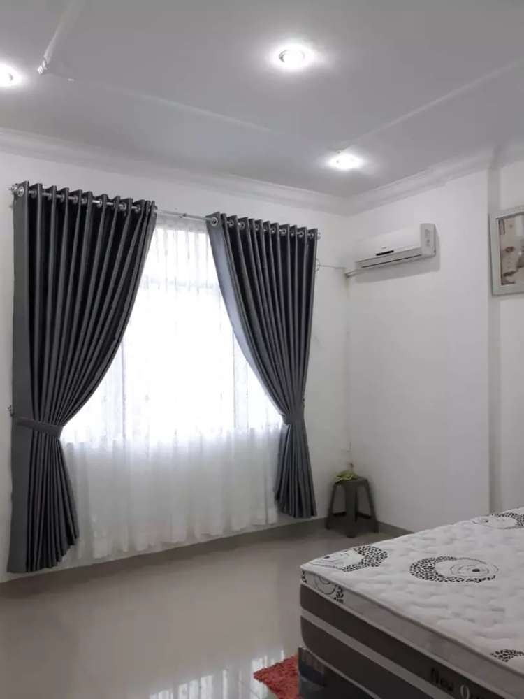 Vertikal Blind Gorden Smockring Wallpaper Mantap Kalii - Window Covering - HD Wallpaper 