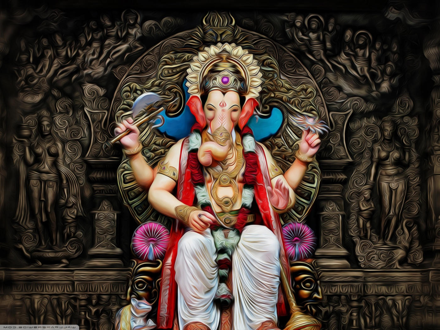 Mumbai Ganesha - 1400x1050 Wallpaper 