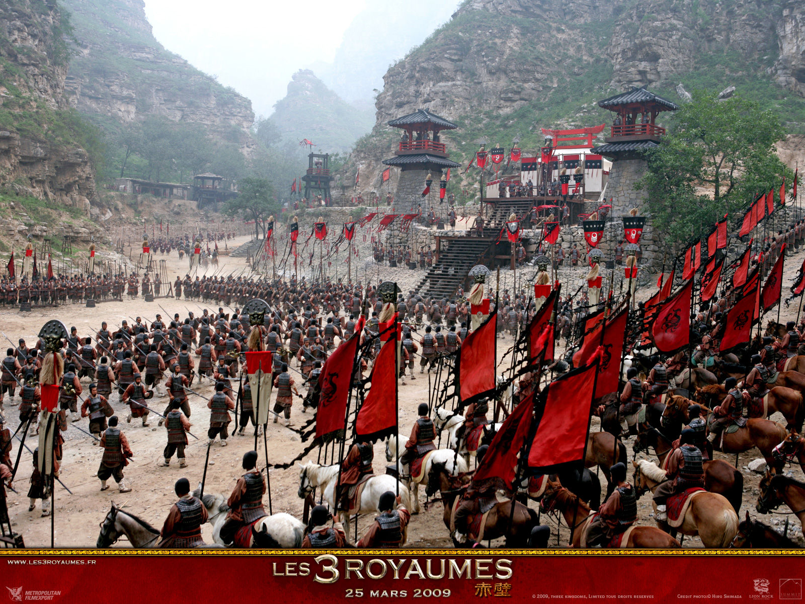 Red Cliff Wallpaper 10019301 Size More Red Cliff Wallpaper - Red Cliff War Scene - HD Wallpaper 