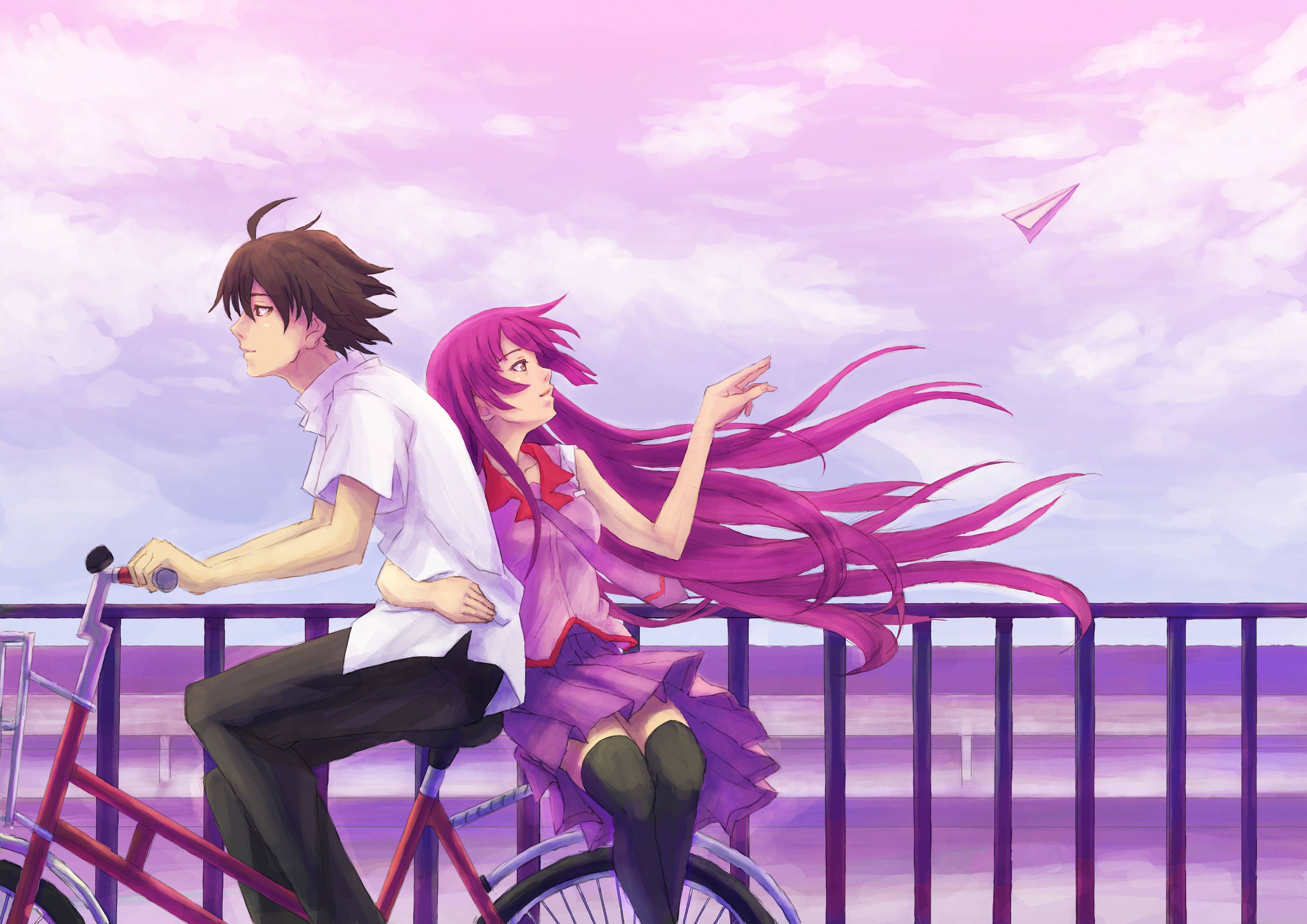 Anime Boy And Girl Wallpaper Hd - HD Wallpaper 