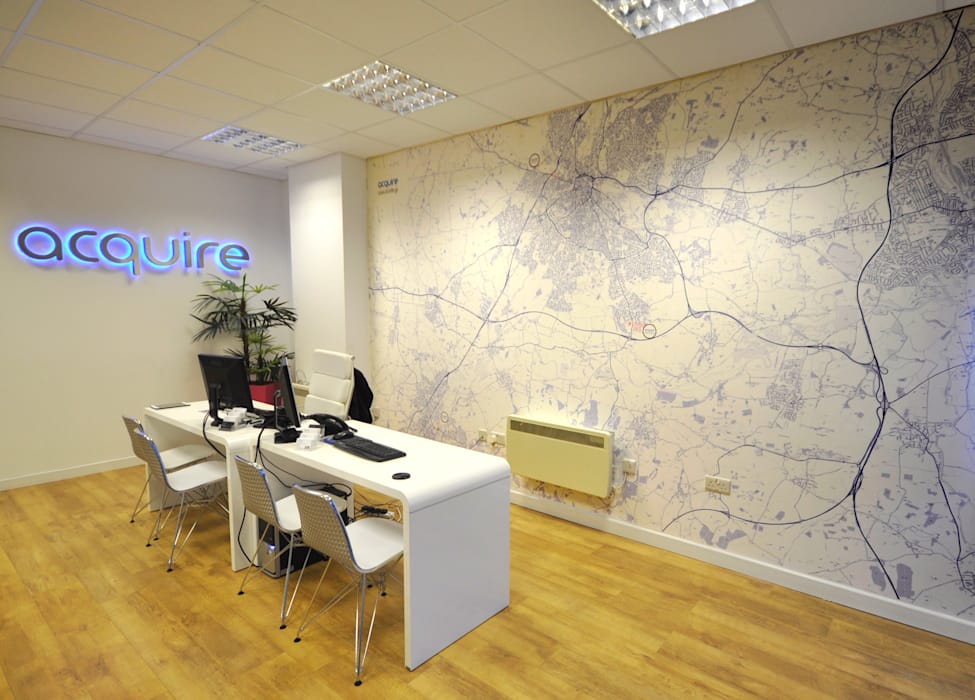Custom Made Map Wallpaper For Estate Agents Bangunan - Interior Estate Agent Offices - 975x700 Wallpaper Custom Made Map Wallpaper For Estate Agents Bangunan - Interior Estate Agent Offices - 975x700 Wallpaper