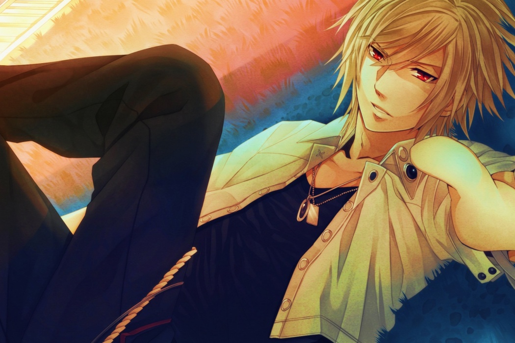 Cool Stylish Animated Boy - Blonde Hair Anime Boy - HD Wallpaper 