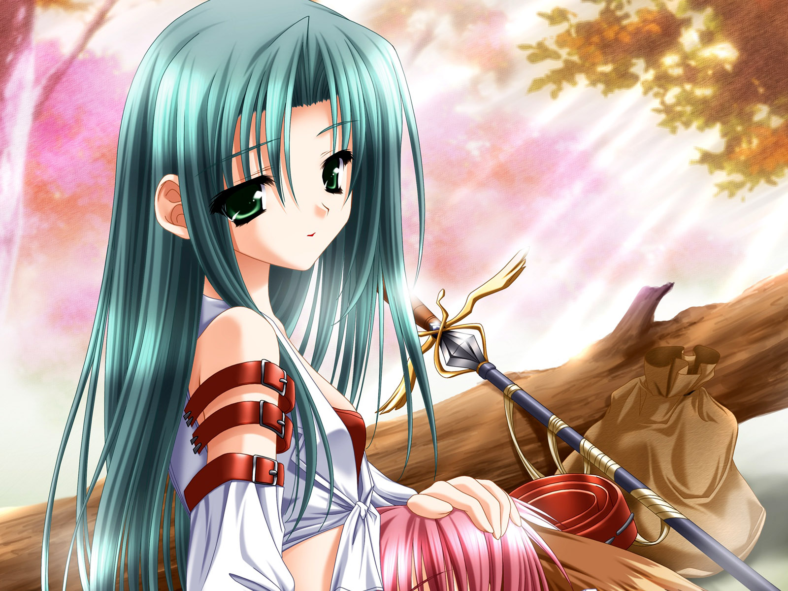 Artbook Scans Beautiful Anime Girl Wallpapers 1600 - Japanese Cute Cartoon Girls - HD Wallpaper 