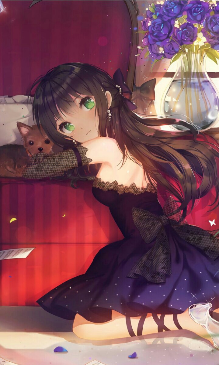 Anime, Art, And Background Image - Beautiful Beauty Anime Girl - HD Wallpaper 