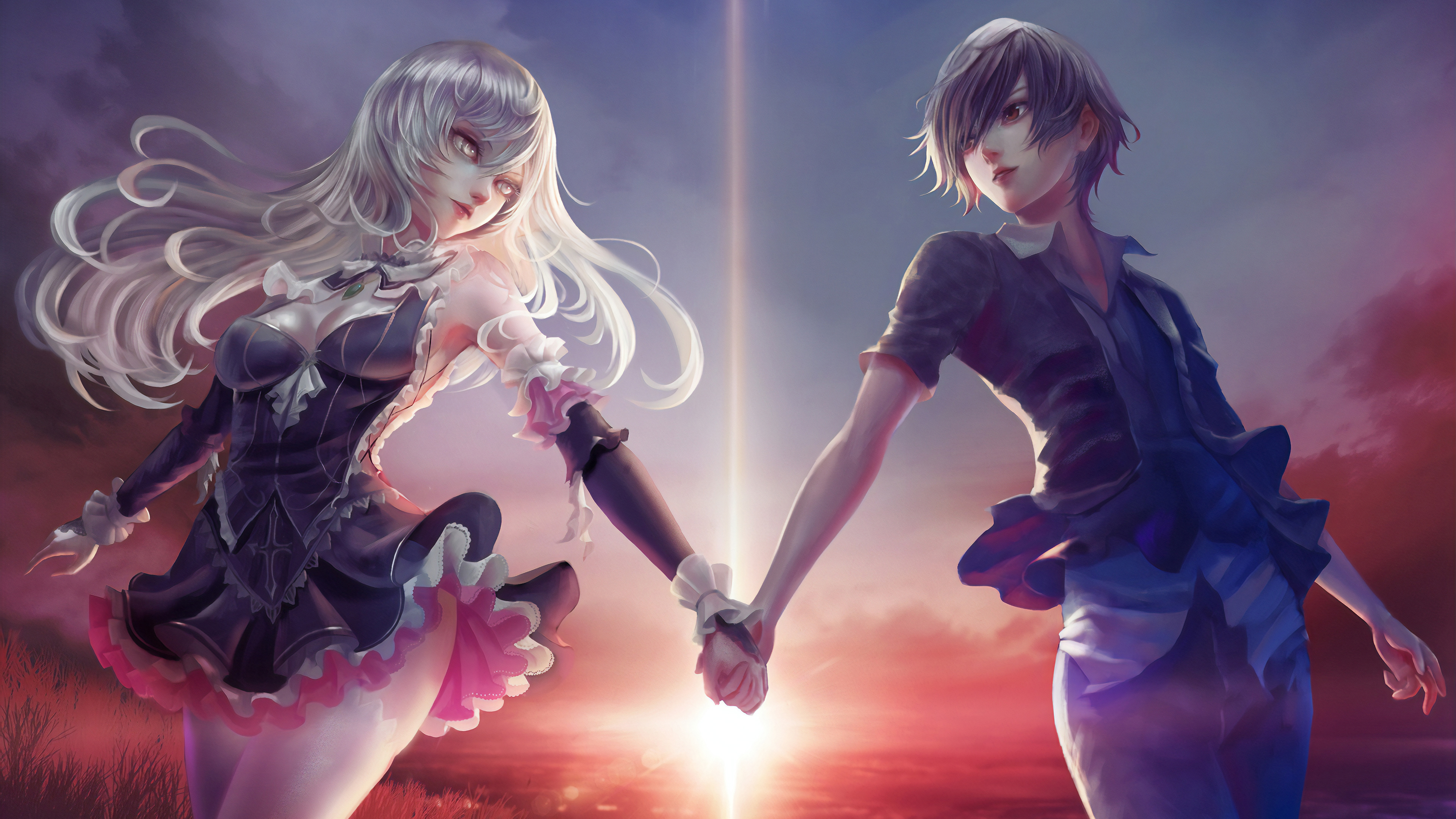 Anime Wallpaper Hd Couple : Cute Anime Wallpaper Love - Free anime live