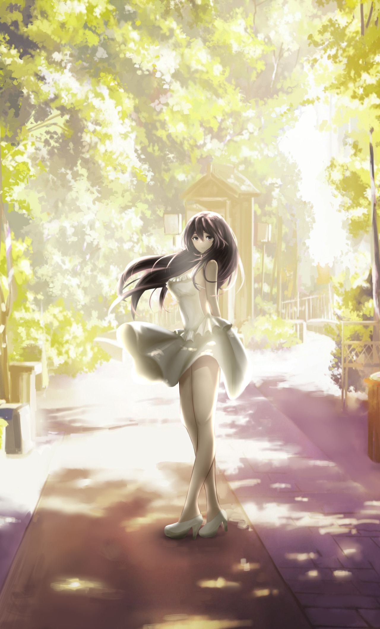 Animation Girl Beautiful 4k - HD Wallpaper 