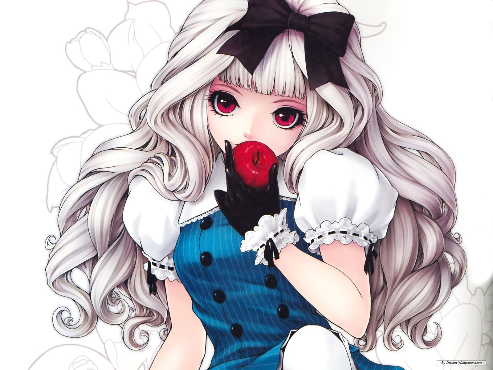 Free Cartoon Wallpaper - Snow White Anime Girl - HD Wallpaper 